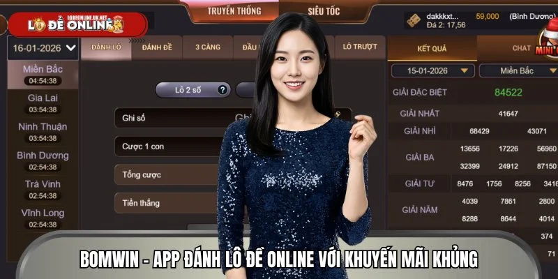 BOMWIN là nơi bạn có cơ hội đổi đời khi chơi lô đề online