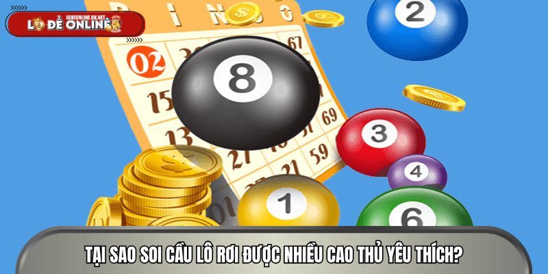 Tại sao soi cầu lô rơi được nhiều cao thủ yêu thích?