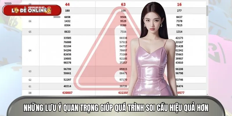 Những lưu ý quan trọng giúp quá trình soi cầu hiệu quả hơn